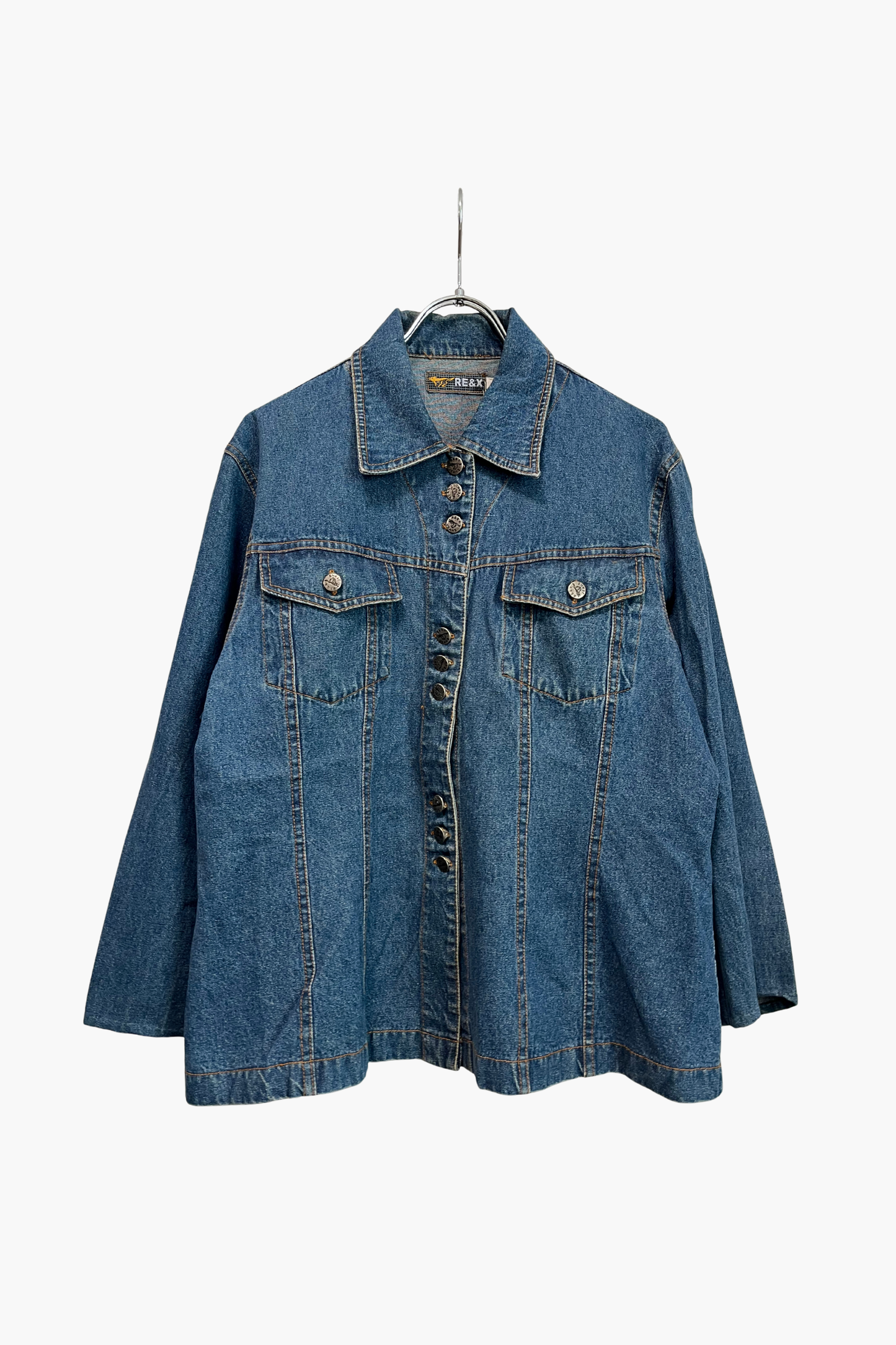 MELLE SELECTED VINTAGE / Blue Denim Flare Jacket