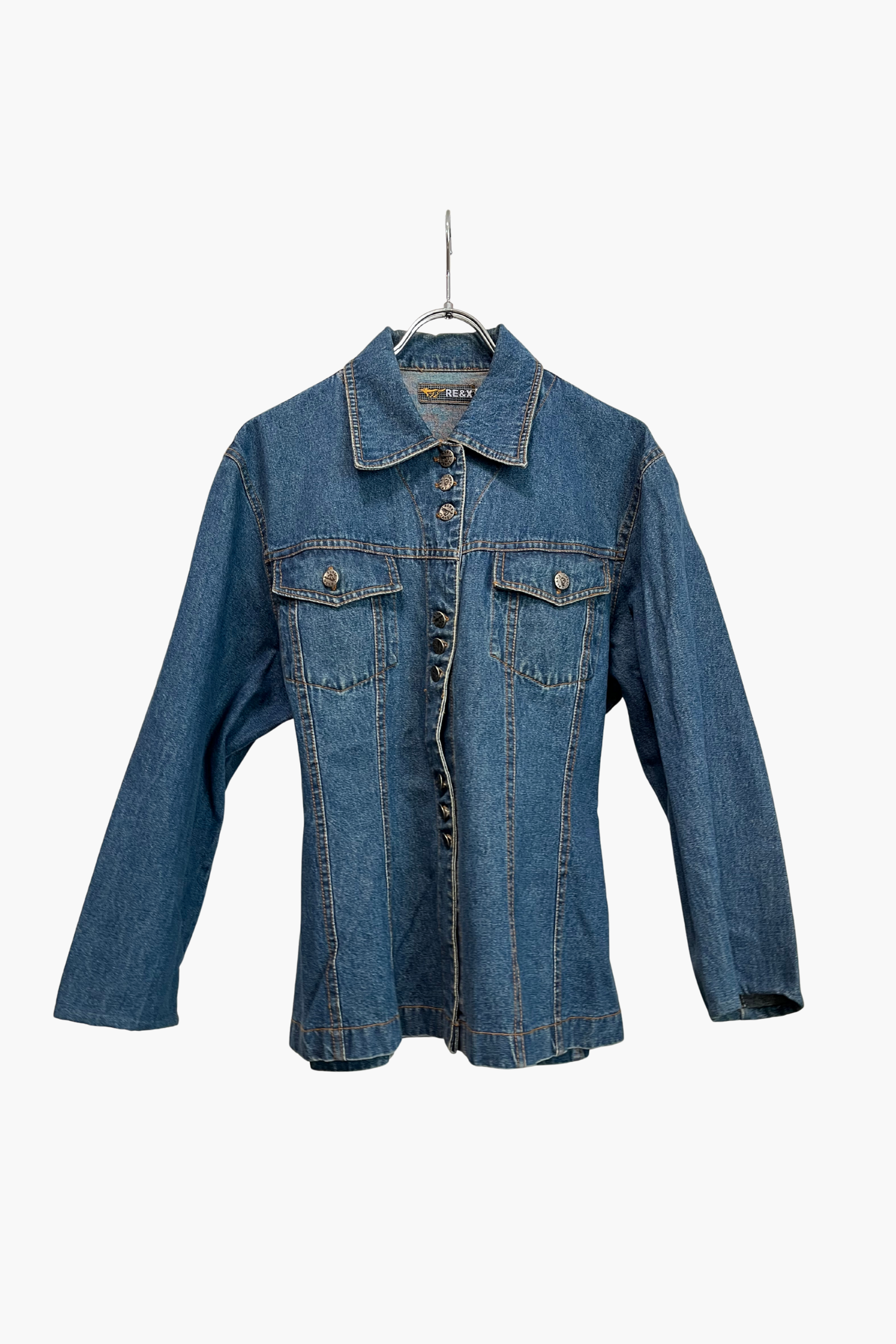 MELLE SELECTED VINTAGE / Blue Denim Flare Jacket