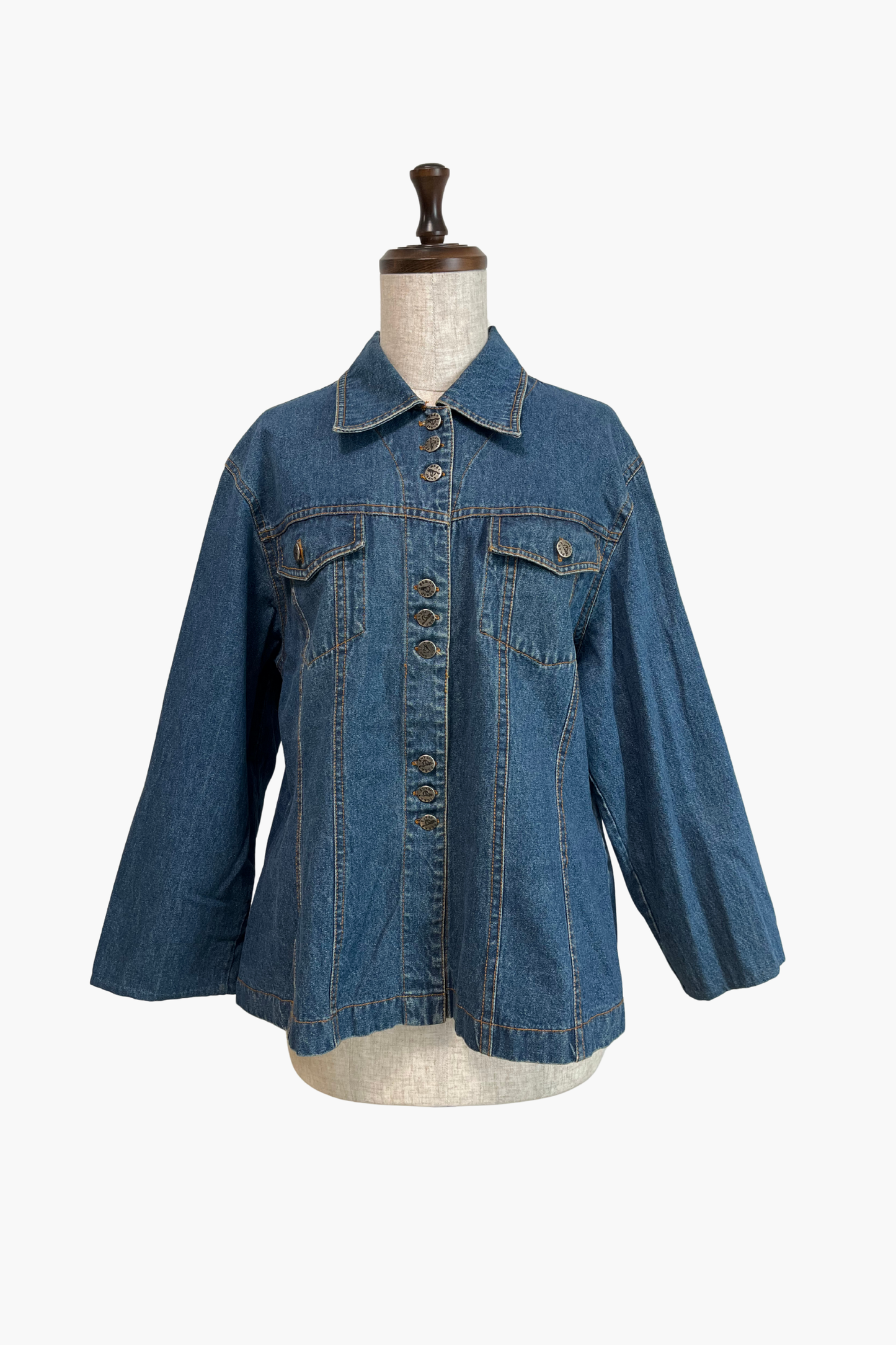 MELLE SELECTED VINTAGE / Blue Denim Flare Jacket