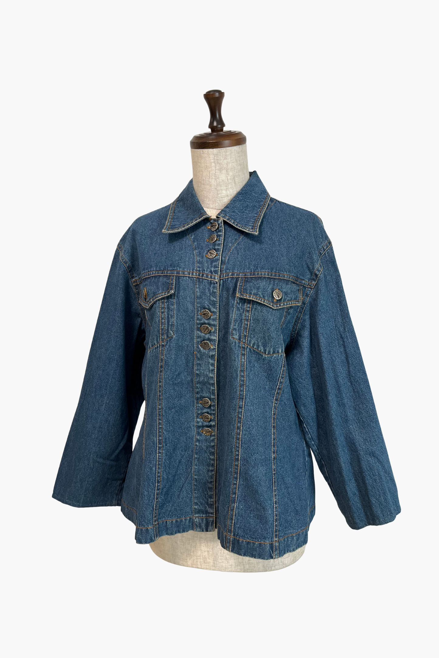 MELLE SELECTED VINTAGE / Blue Denim Flare Jacket