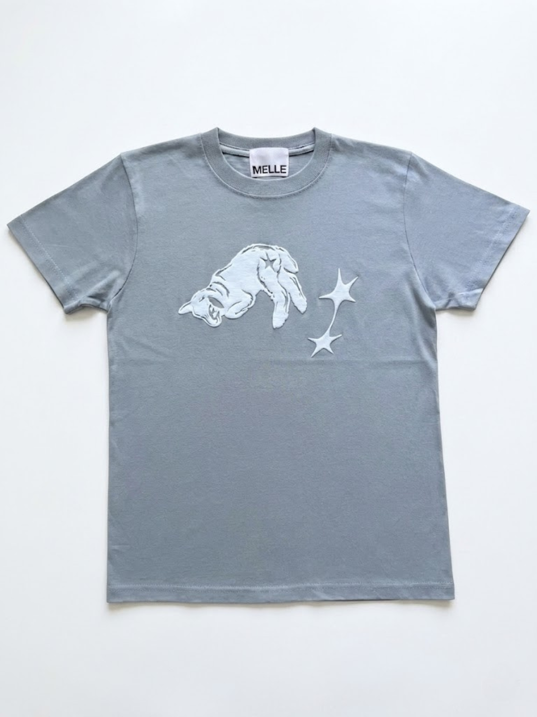 Fallin’ Lamb Fit T-shirt。 | Light Blue & Pastel Blue