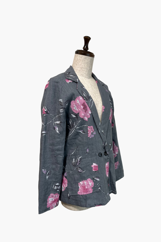 MELLE SELECTED VINTAGE / Flower Design Jacket