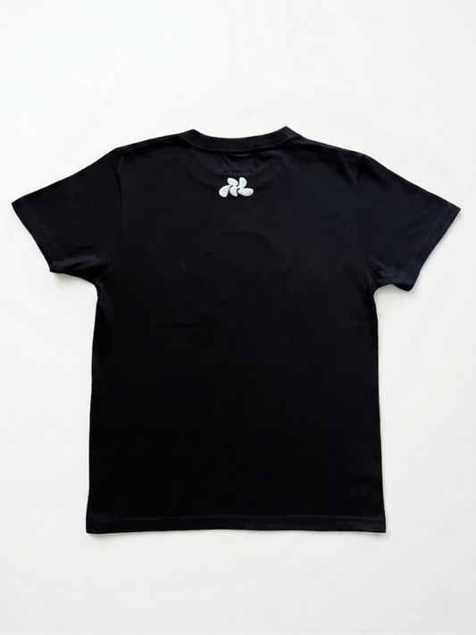 Fallin’ Lamb Fit T-shirt | Navy & Light Blue
