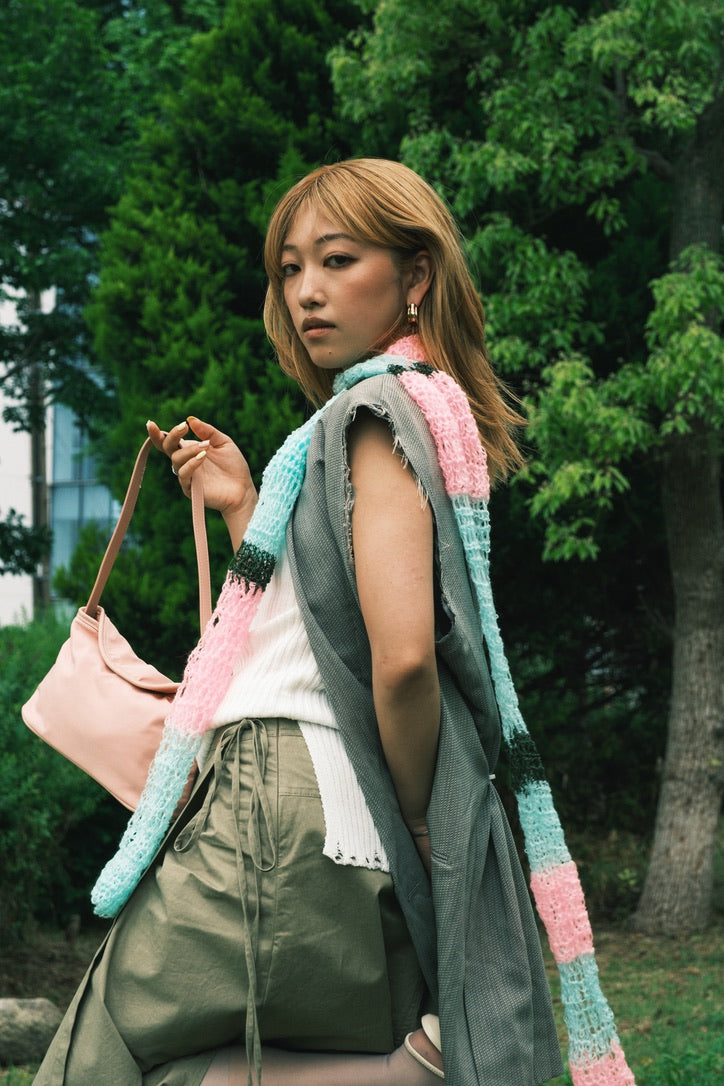 Mini Soft Shoulder Bag | Pink / Red / Black