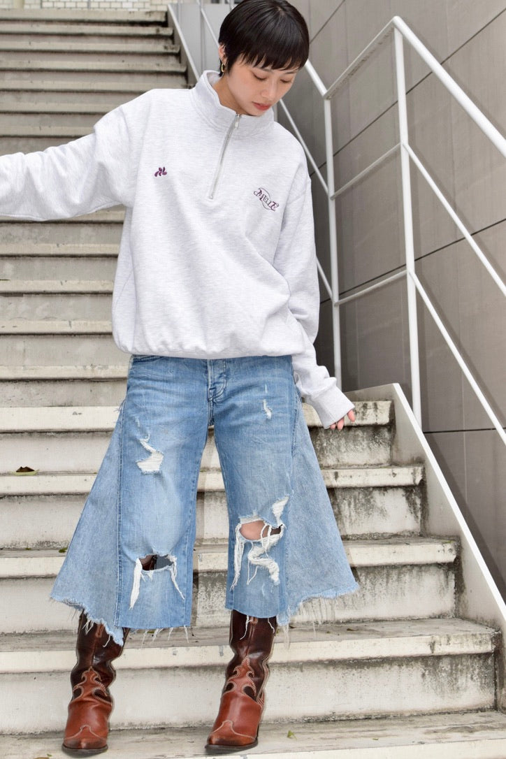 Upcycled Vintage Collection - knee flare pants