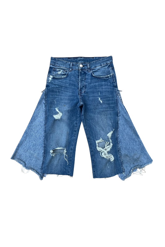 Upcycled Vintage Collection - knee flare pants