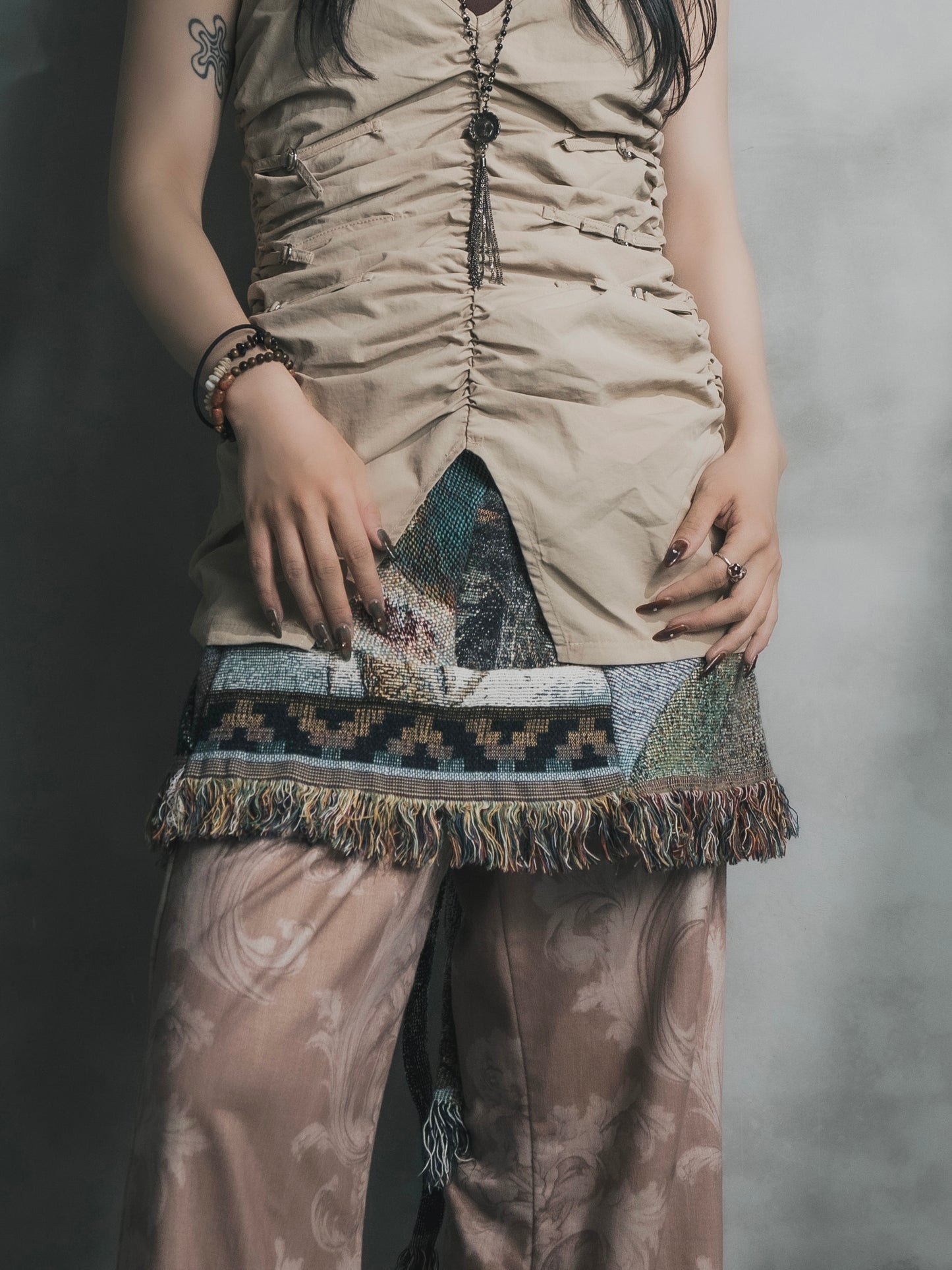 Upcycled Vintage Collection - Rug Wrap Skirt