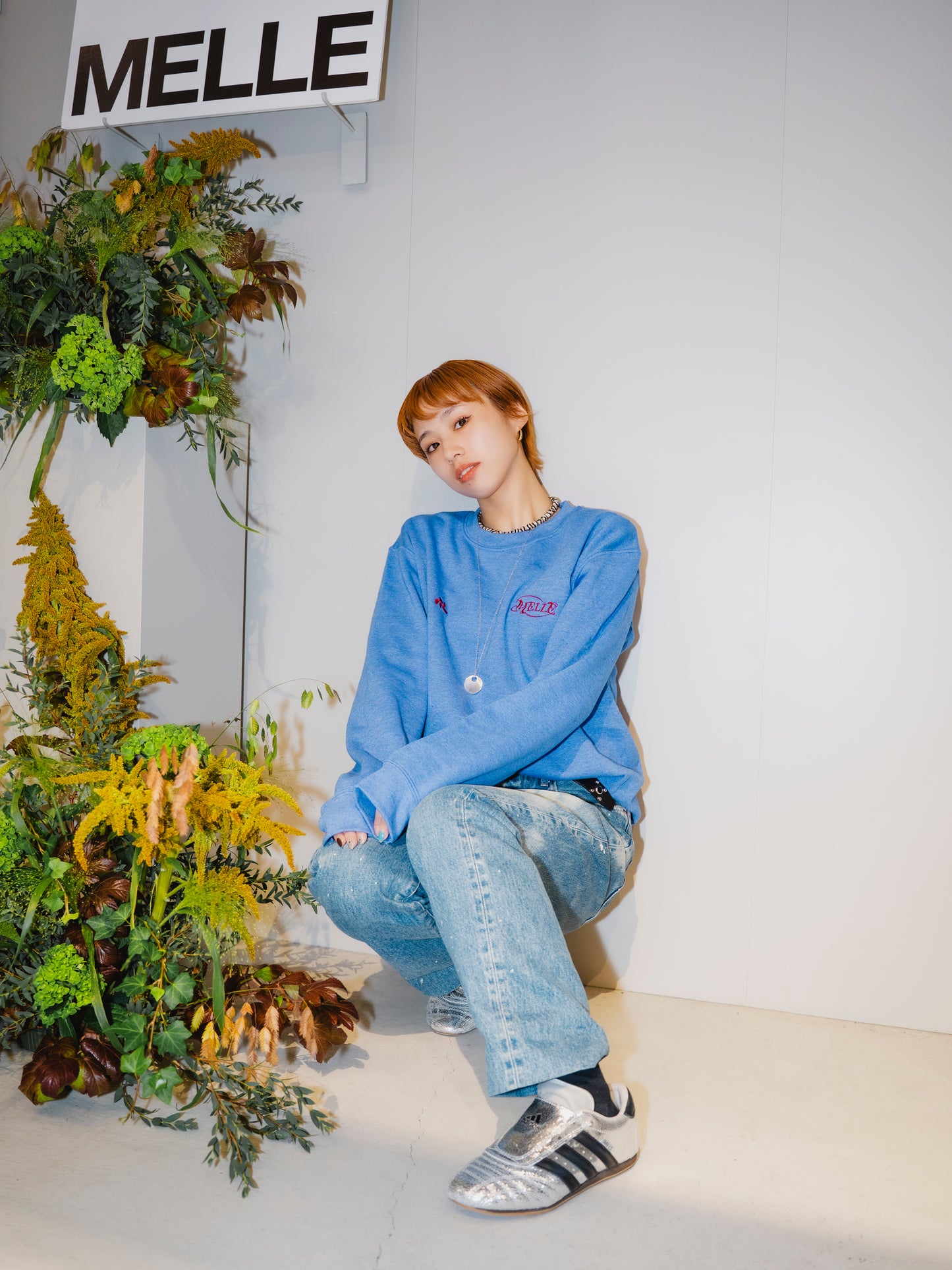 CHOOSE YOUR GROOVE SWEATER | blue (残りわずか)