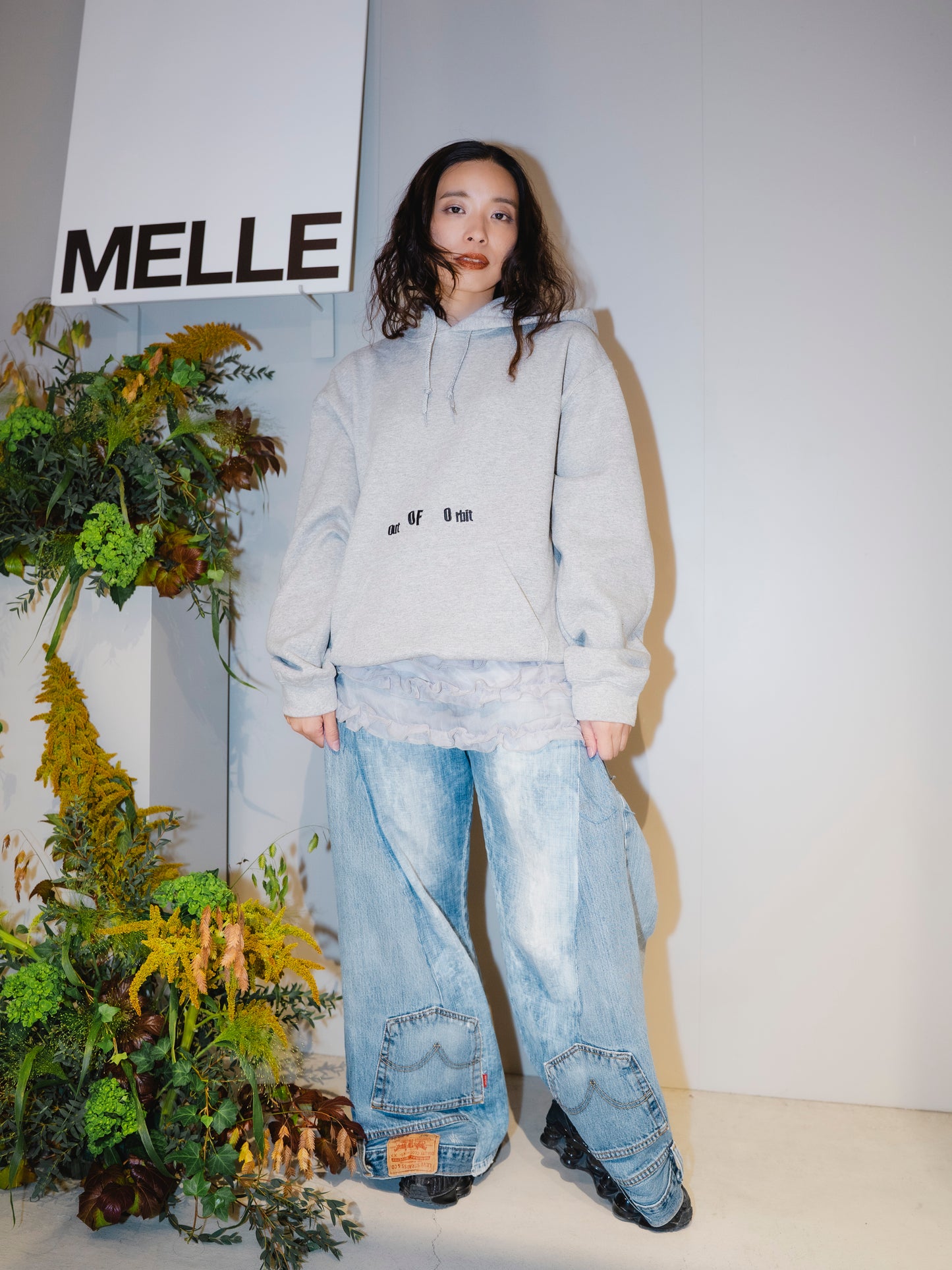 Out Of Orbit Sheep Hoodie | gray