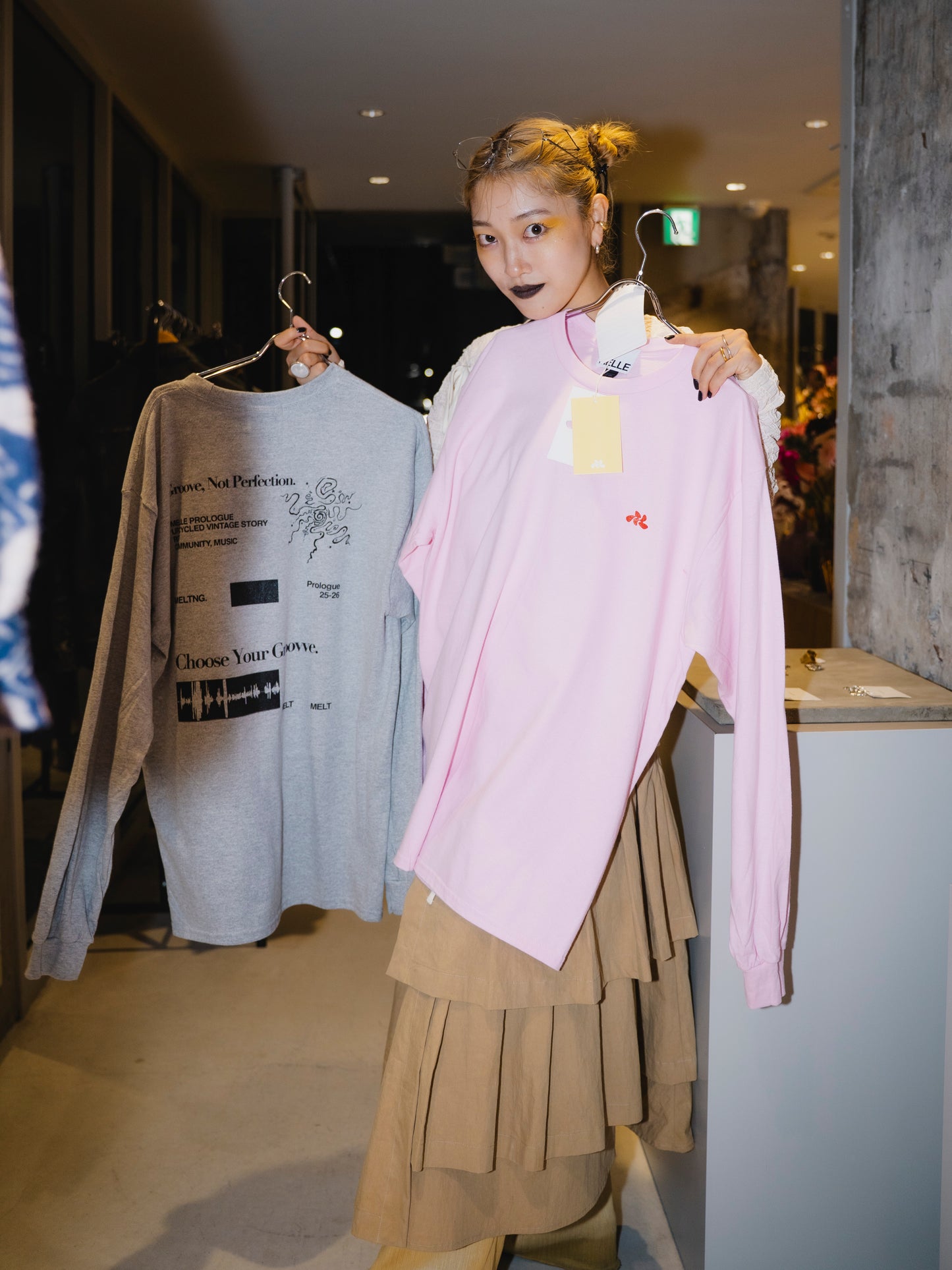 CHOOSE YOUR GROOVE Long Sleeve Tee |(残りわずか)