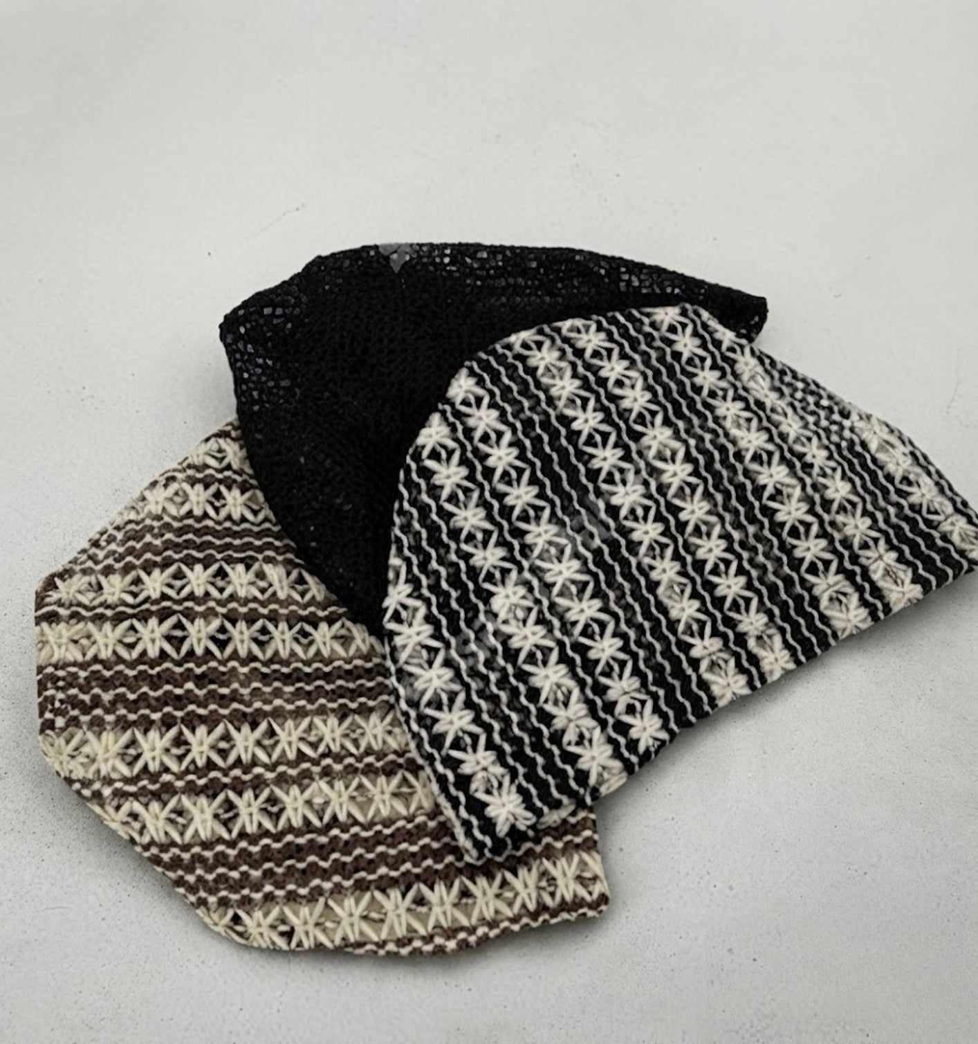Crochet Knit Beanie