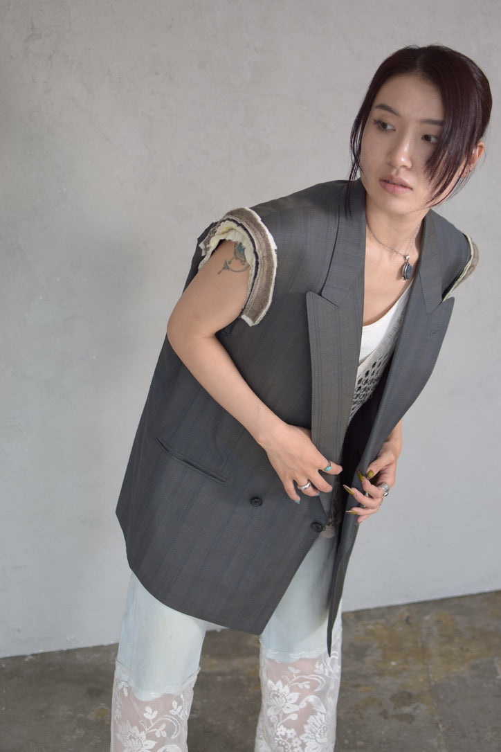 Upcycled Vintage Collection -Tailored Gilet