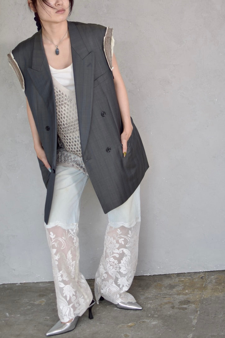 Upcycled Vintage Collection -Tailored Gilet – MELLE