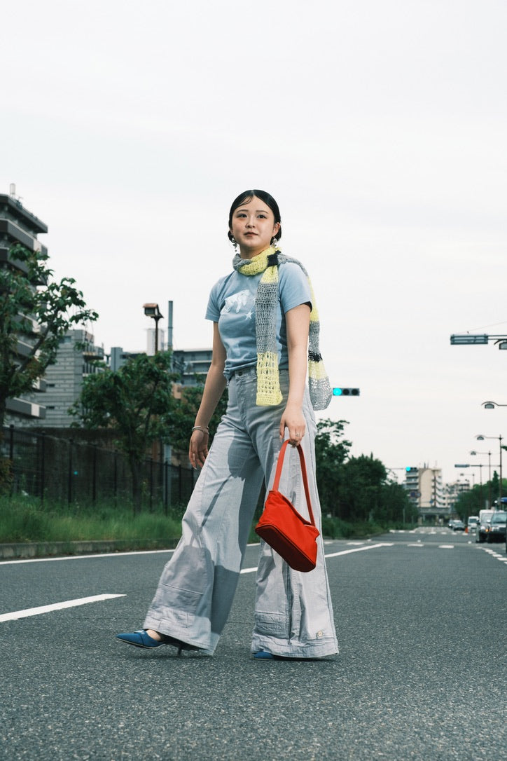 Mini Soft Shoulder Bag | Pink / Red / Black