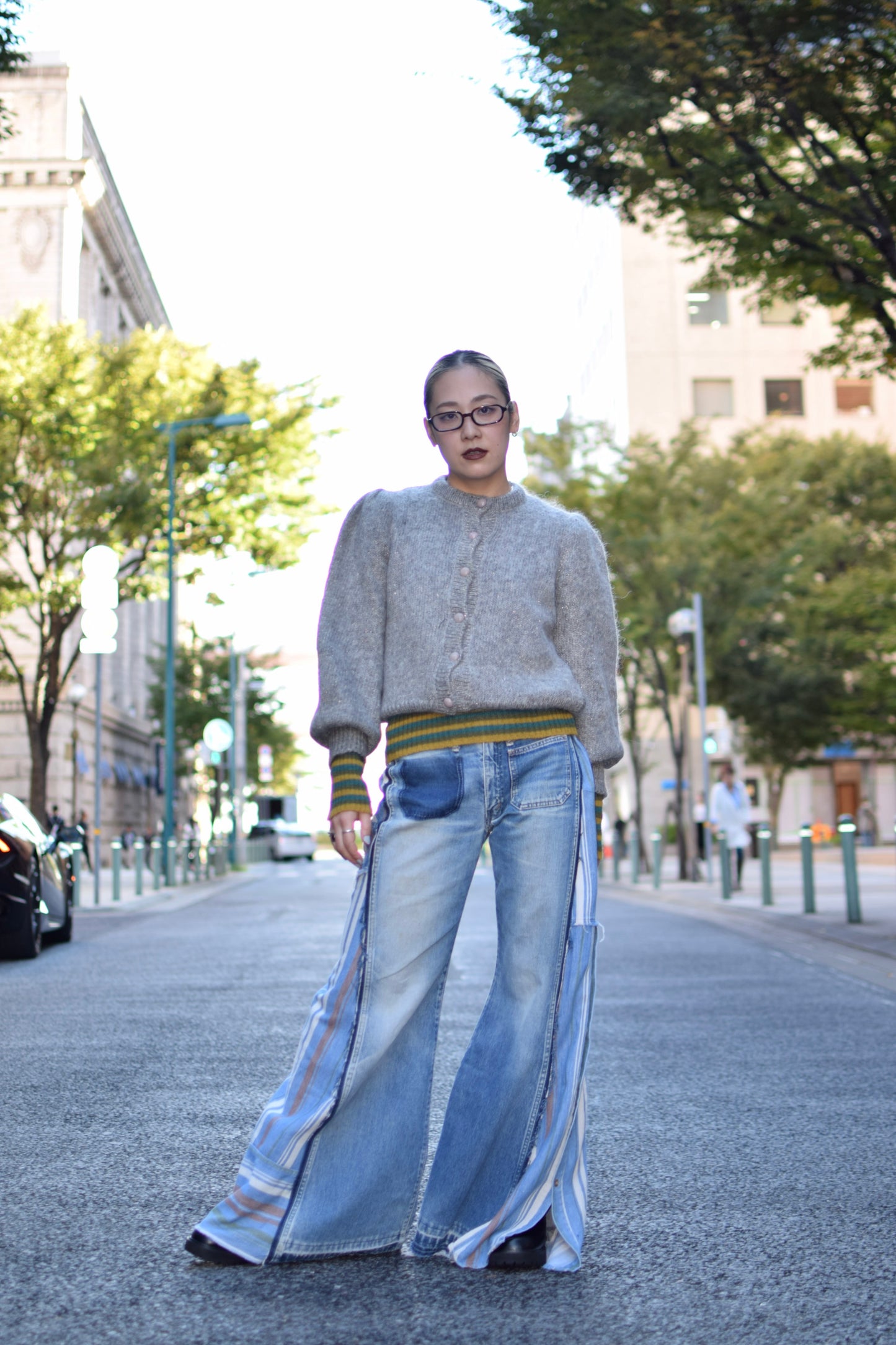 SELECTED VINTAGE / Power Sholder Knit