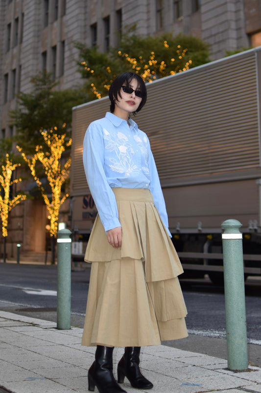 SELECTED VINTAGE /Flower Design Shirts