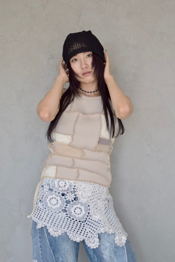 Upcycled Vintage Collection -Lace Wrap Skirt
