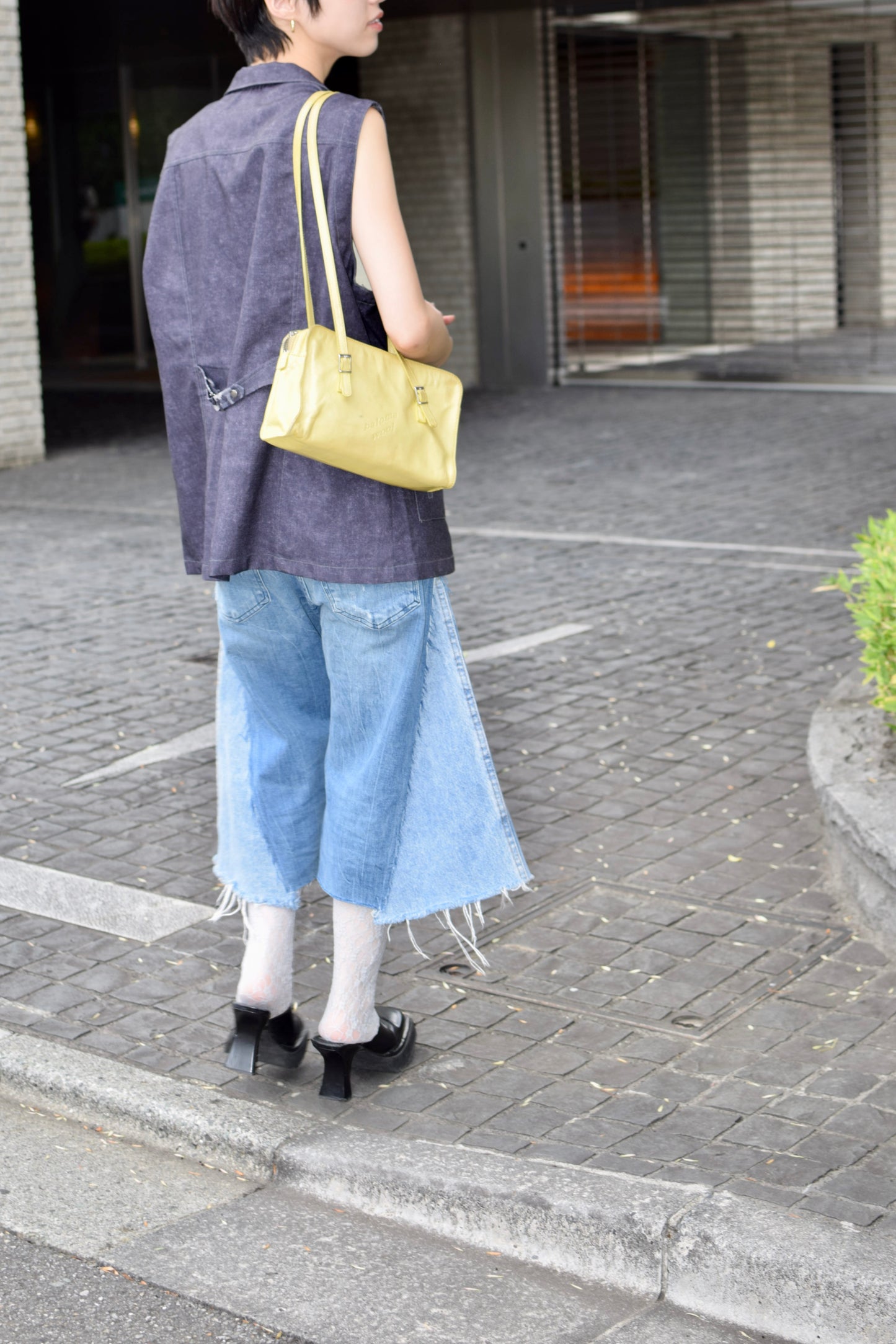 Upcycled Vintage Collection - knee flare pants