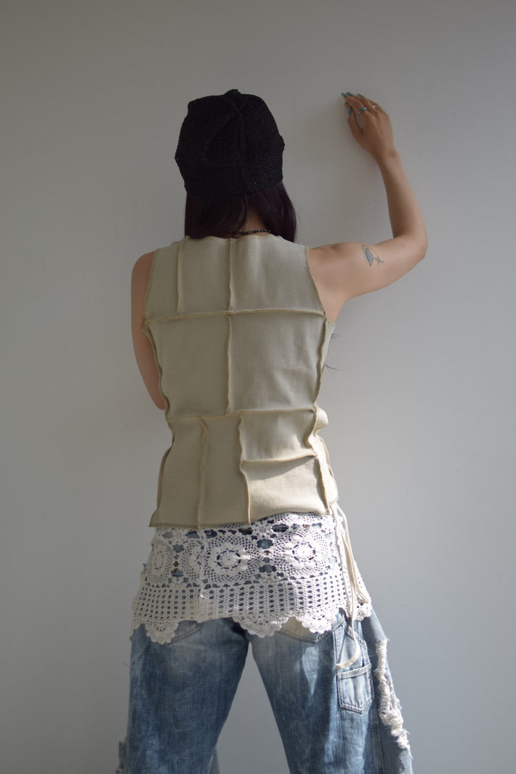 Upcycled Vintage Collection -Lace Wrap Skirt