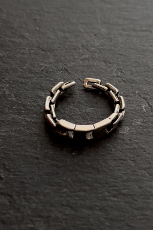 MELLE Ring 22 - "Grid" | Silver 925