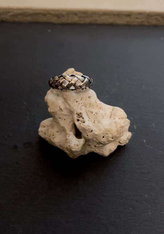 MELLE Ring 30 - "Interlace" | Silver 925