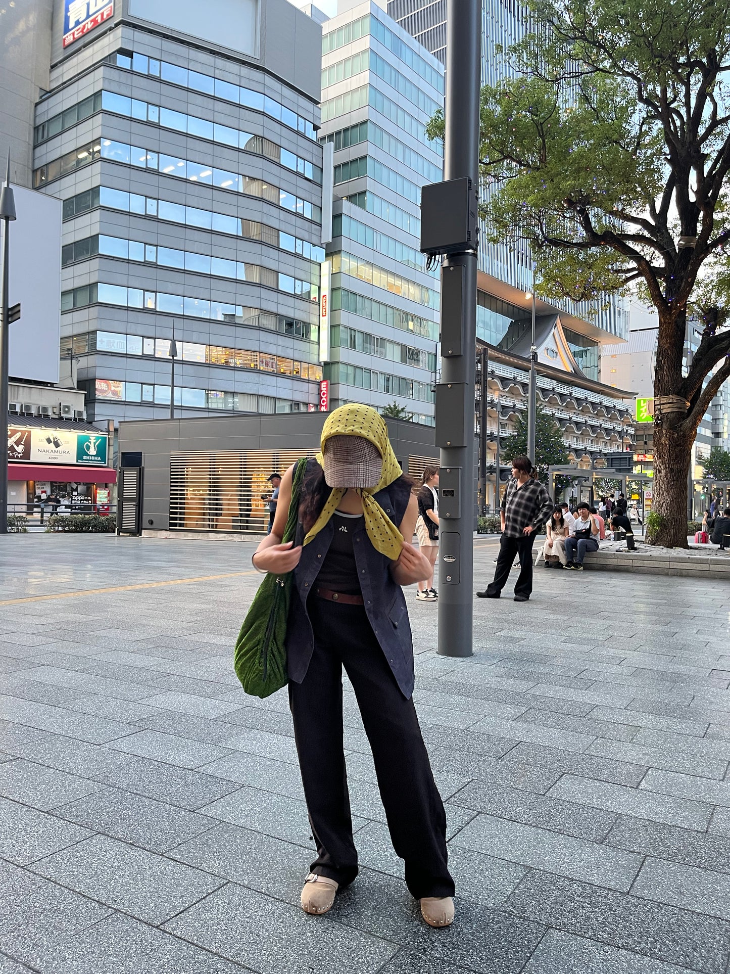 MELLE LOGO BICOLOR RIB TANKTOP | brown