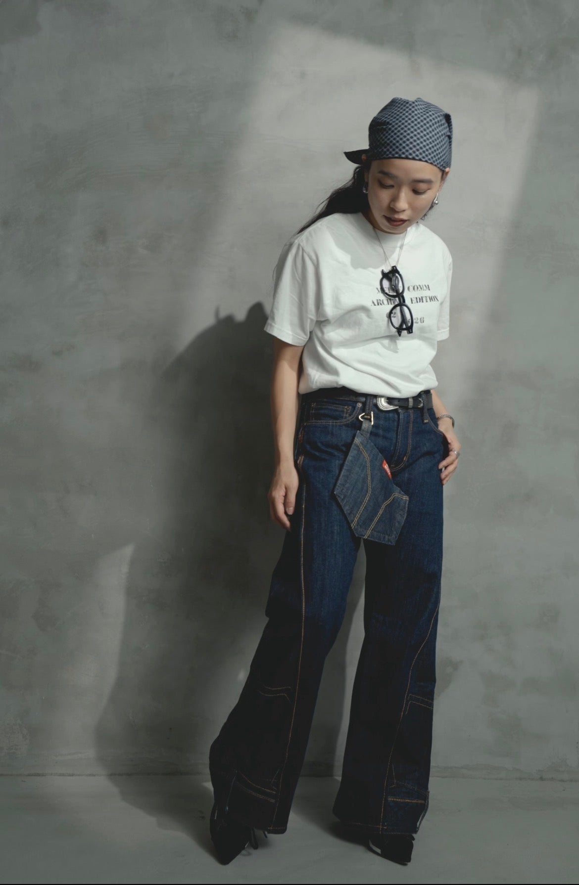 MELLE COMM 02 Short Sleeve Tee | Natural White