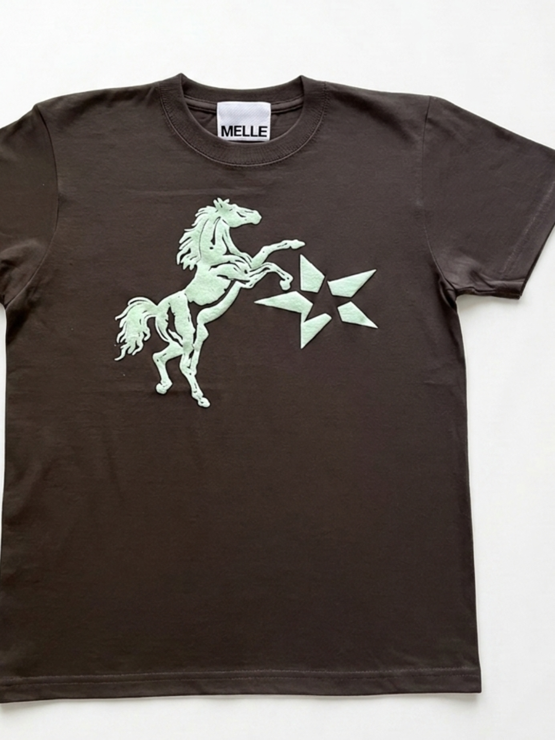 Jumpin’ Horse Fit T-shirt | Chacoal & Mint
