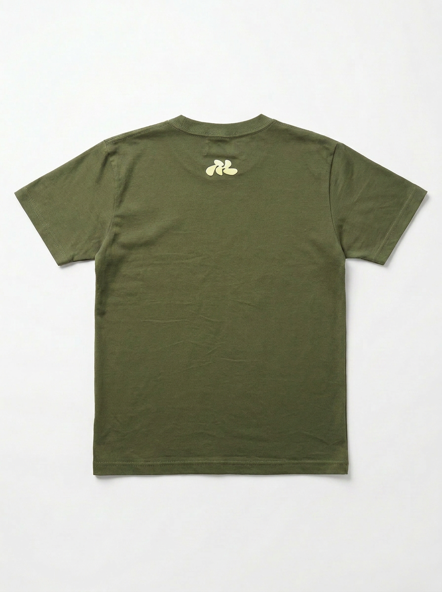 Jumpin’ Horse Fit T-shirt | Olive & Light Yellow